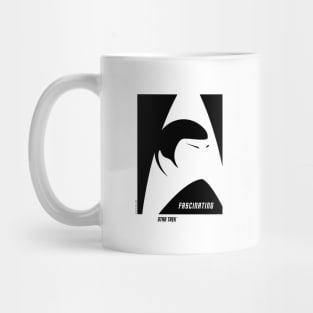 Spock Fascinating Star Trek Original Series Transparent logo Mug